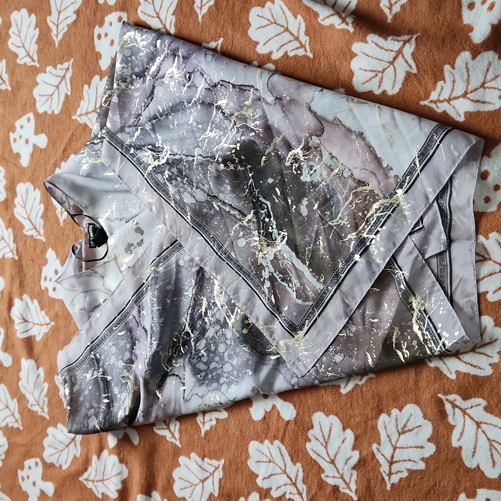 Steve Madden over shoulder scarf